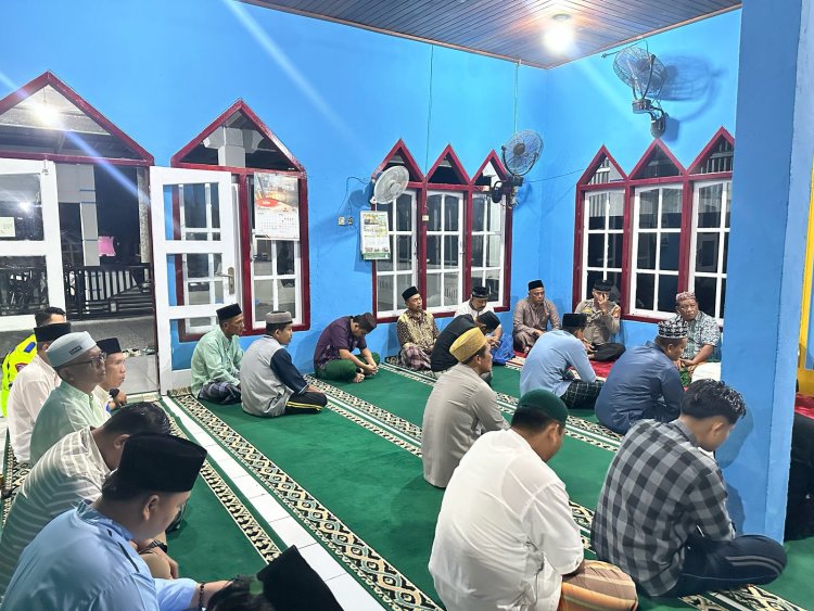 Laksanakan Subuh Keliling, Kapolres Kaur  Ajak Warga Tingkatkan Kewaspadaan