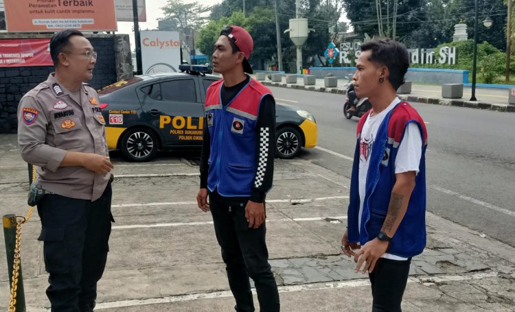 Bhabinkamtibmas Polsek Cikole Laksanakan Patroli dan Sambang Wilayah