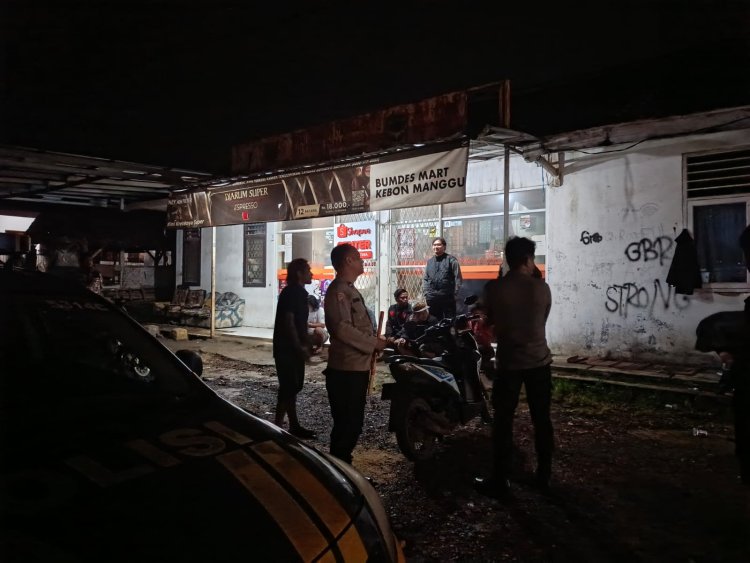 Cegah Aksi Tawuran dan Brandal Motor, Kanit Binmas Polsek Gunungguruh Sambangi Warga