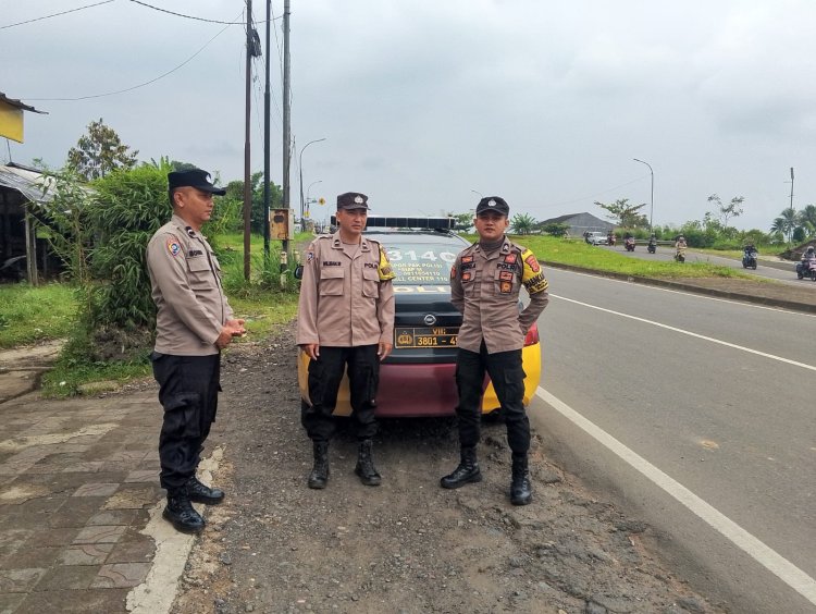 Antisipasi Gangguan Kamtibmas Jelang Ngabuburit,Polsek Gunungguruh Gelar Patroli