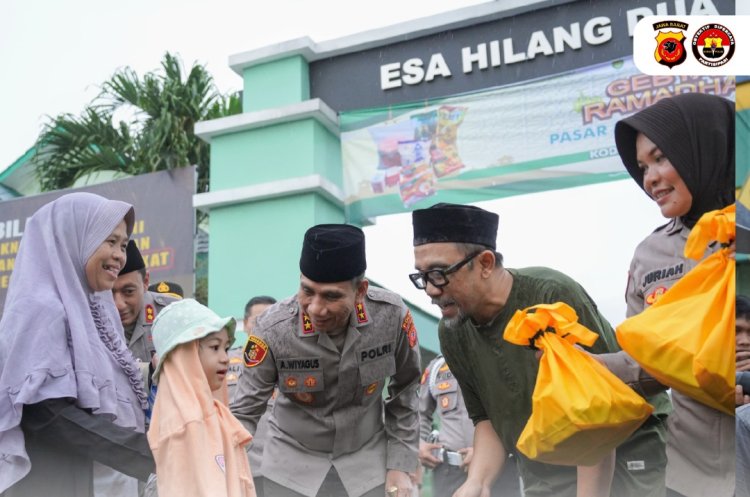 Kapolda Jabar Pimpin Kegiatan TNI -Polri Berbagi Takjil di Kota Tasikmalaya