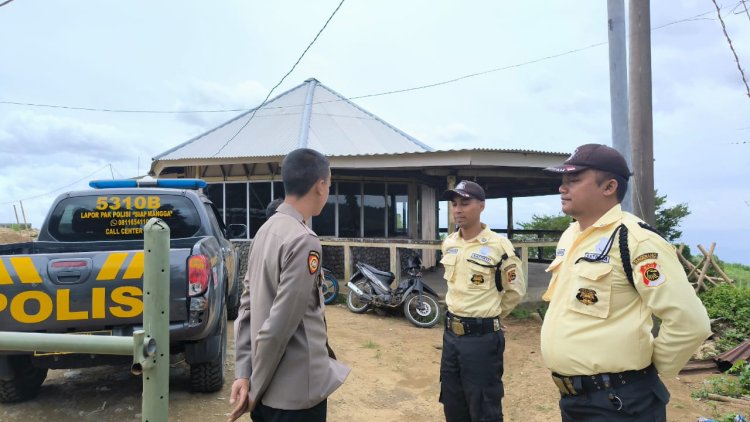 Cegah Gangguan Kamtibmas,Polsek Sukaraja Laksanakan Patroli Dialogis Kepada Anggota Security