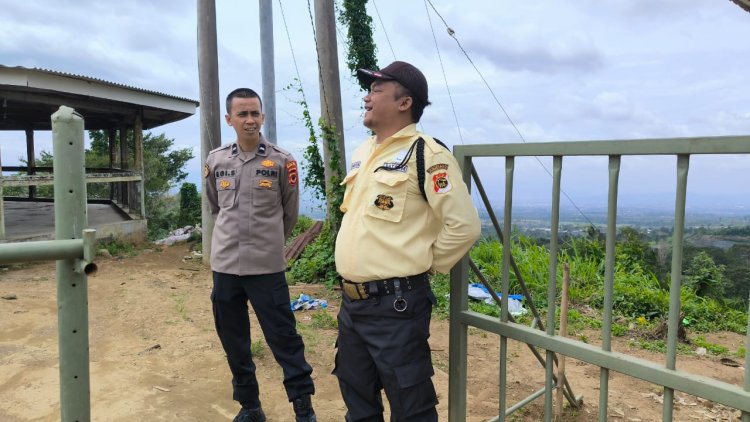 Cegah Gangguan Kamtibmas,Polsek Sukaraja Laksanakan Patroli Dialogis Kepada Anggota Security