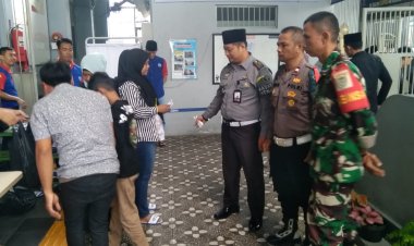 Polsek Warudoyong Laksanakan Pengamanan Tatap Muka di Lapas Nyomplong Sukabumi
