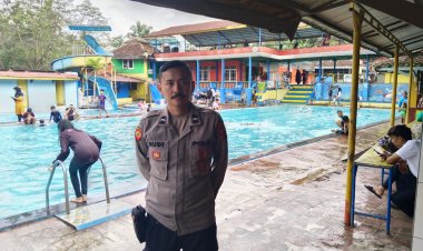 Antisipasi Gangguan Kamtibmas Saat Liburan,Polsek Cisaat Gelar Patroli ke Objek Wisata