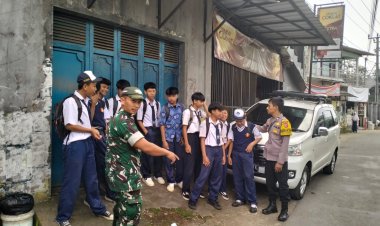 Antisipasi Tawuran Pelajar, Polsek Kebonpedes Gelar Patroli Saat Bubaran Sekolah