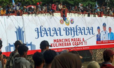 Bupati Bogor Rudy Susmanto Gelar Halal Bihalal dan Mancing Massal di Cibinong