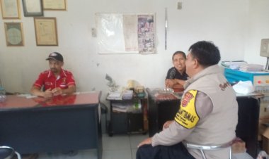 Sambangi Warga, Polisi di Sukabumi Berikan Himbauan Kamtibmas