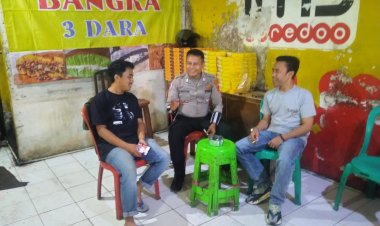 Dukung Keselamatan Berkendara,Polsek Sukaraja Berikan Edukasi Tertib Berlalulintas