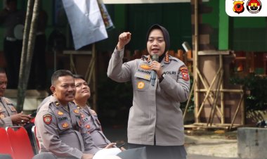 Bangun Karakter Pelajar, Polresta Cirebon Sosialisasikan Disiplin dan Anti Narkoba Kepada Pelajar