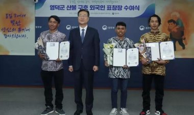 Tiga WNI Terima Penghargaan Khusus dari Pemerintah Korea Selatan atas Aksi Heroik Evakuasi Kebakaran Hutan