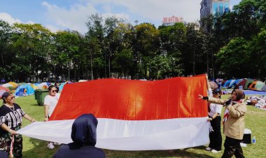 Latihan perdana paskibra Hong Kong