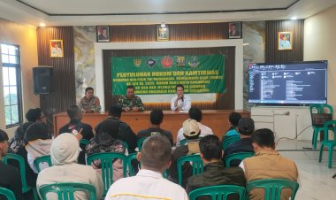 Polsek Sukaraja Gelar Penyuluhan Hukum Dalam Giat Non Fisik TMMD ke 124 Tahun 2025