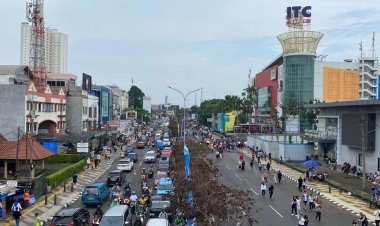 Car Free Day (CFD) di Jalan Margonda, Depok, Jawa Barat