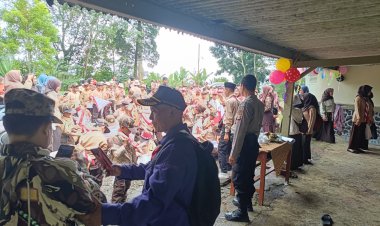 Ciptakan Kamtibmas Aman Kondusif, Polsek Sukaraja Pantau Giat Pesta Siaga Gerakan Pramuka