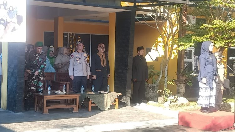 Kapolsek Sukabumi Hadiri Peringatan Hardiknas Tingkat Kecamatan Sukabumi