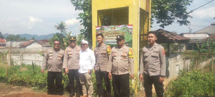 Polsek Kebonpedes Dukung Program Peningkatan Ketahanan Pangan