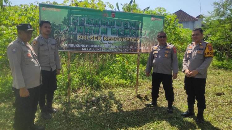 Polsek Kebonpedes Dukung Program Peningkatan Ketahanan Pangan