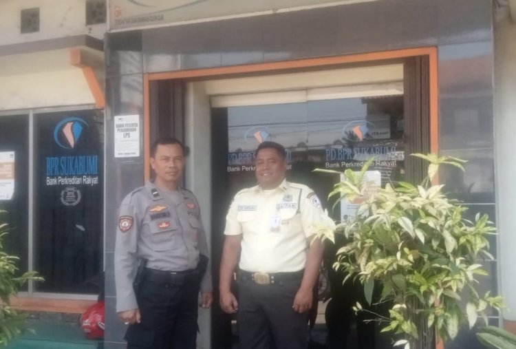 Jaga Kamtibmas Bagi Nasabah, Polsek Sukaraja Laksanakan Patroli Perbankan