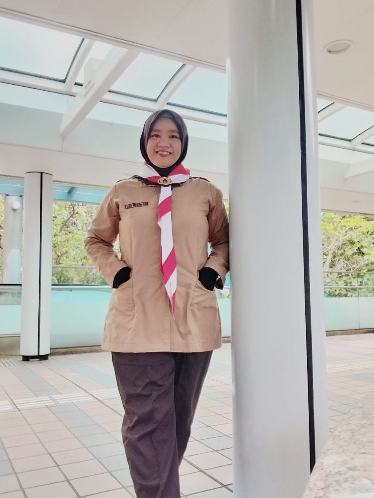Latihan perdana paskibra Hong Kong
