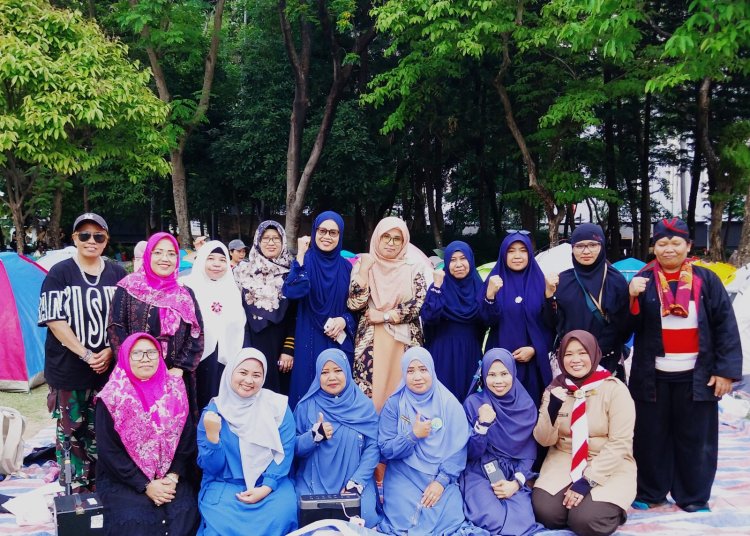 Latihan perdana paskibra Hong Kong