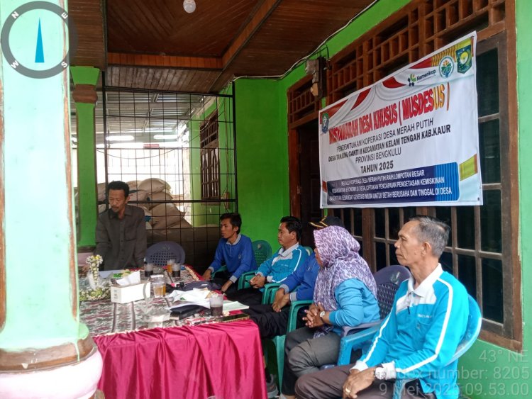 Gelar Musdes, Desa Tanjung Ganti ll Bentuk Koperasi Merah Putih