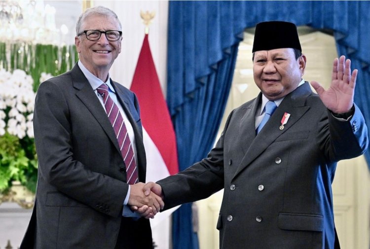Bill Gates Pilih Indonesia untuk Uji Vaksin TB, Prabowo Sambut Positif”