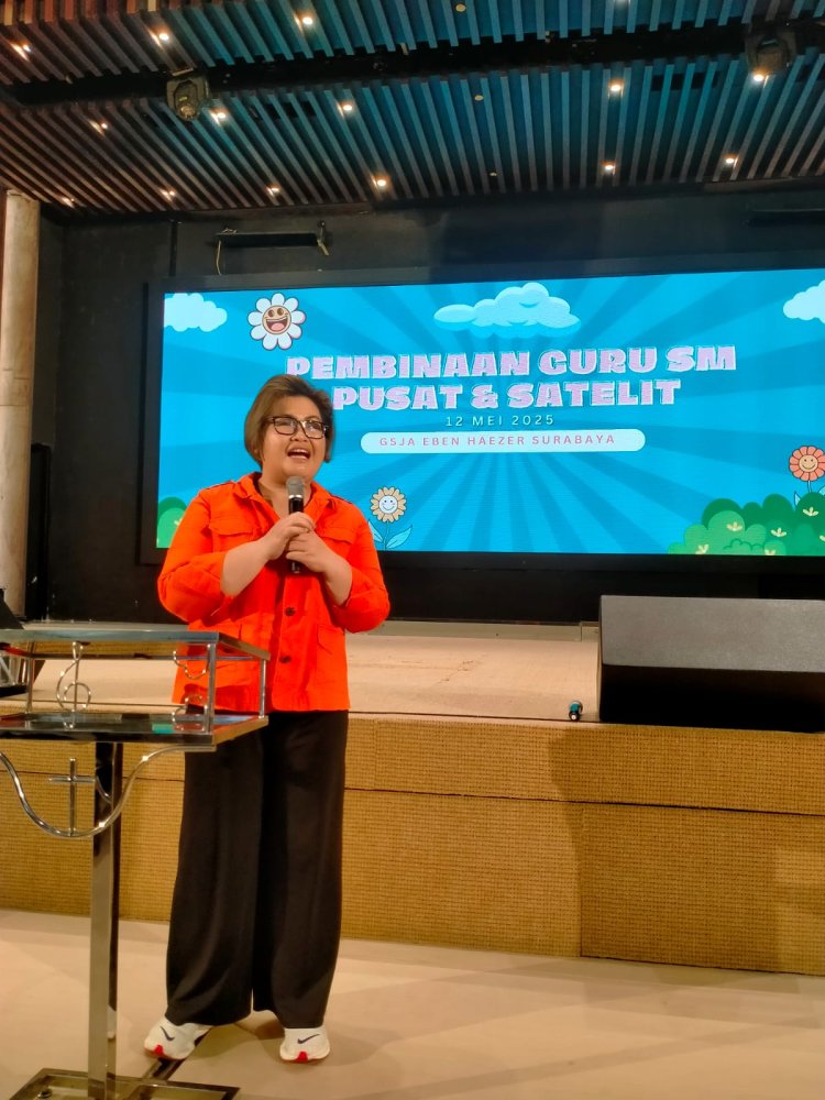 99 Guru Sekolah Minggu Ikuti Pembinaan Kreatif di GSJA Eben Haezer Surabaya