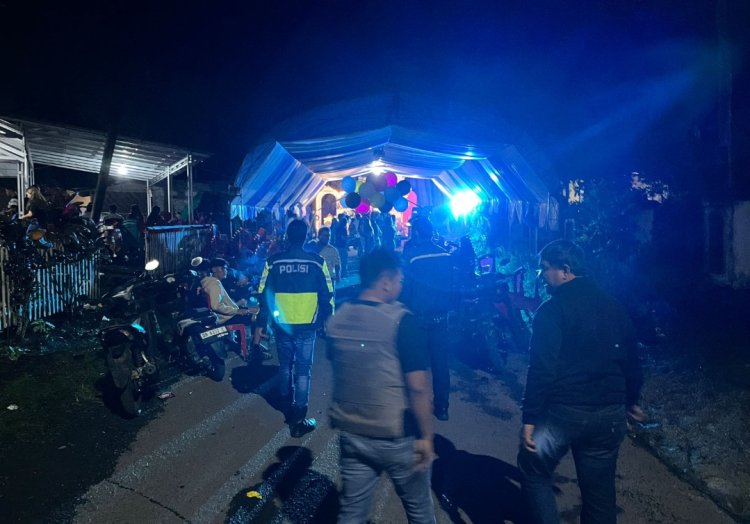 Cegah Gangguan Kamtibmas,Tim Patroli Wilayah Barat Gelar Patroli dan Sambang