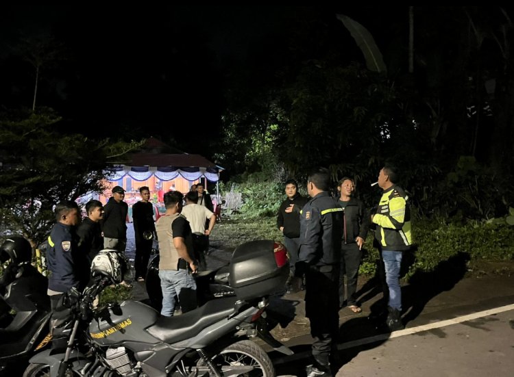 Cegah Gangguan Kamtibmas,Tim Patroli Wilayah Barat Gelar Patroli dan Sambang