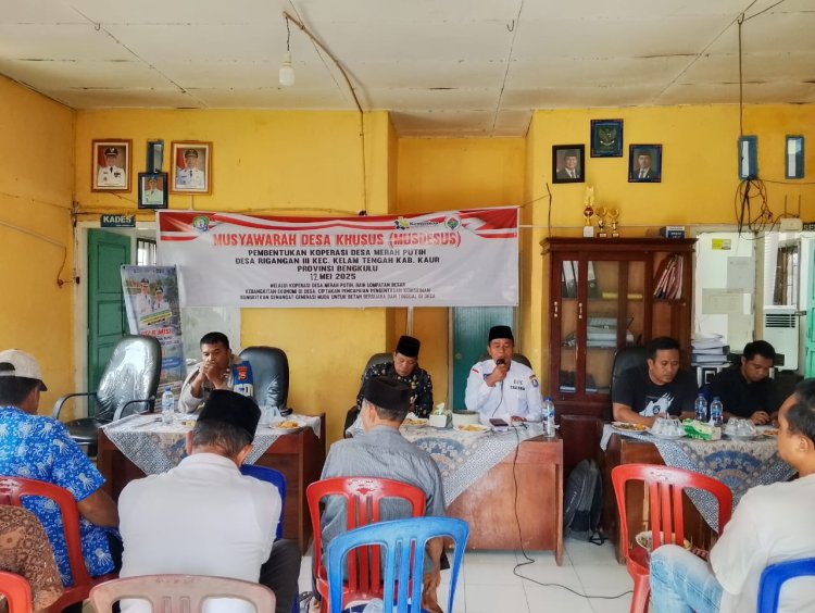 Pemdes Rigangan lll Gelar Musdes Guna Membentuk Koperasi Desa Merah Putih