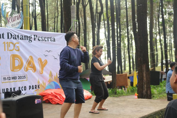 Meski Diterpa Hujan, Semangat Anak Muda 11DG Tetap Membara di HF Day - Camping