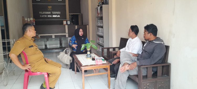 Kepala Desa Semplak Bersama Kadus Ajak Masyarakat Bentuk Tim Kebersihan
