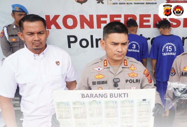 Polres Cirebon Kota Bongkar Sindikat Curanmor,Salah Satu Pelaku Baru Bebas Dari Penjara