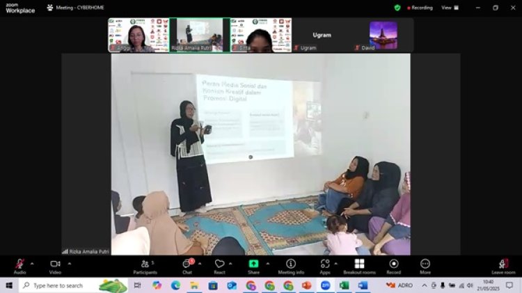 Pelatihan Bisnis Digital: Dorong UMKM Ibu-Ibu Cyberhome Go Digital dan Go Global