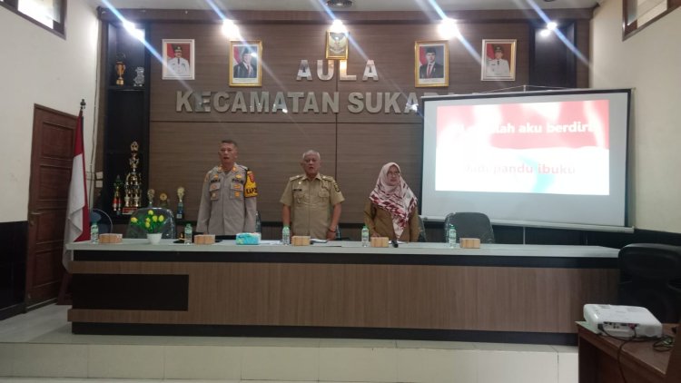 Tingkatkan Keamanan dan Ketertiban, Kapolsek Hadiri Rapat Koordinasi di Aula Kecamatan Sukaraja