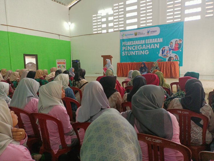 Kader Desa Semplak Hadiri Kegiatan Pelaksanaan Gerakan Pencegahan Stunting