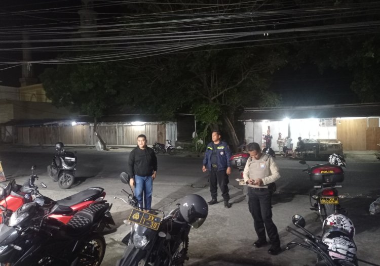 Pastikan Kota Bitung Aman Kondusif,Tim Patroli Wilayah Barat Gelar Patroli Malam