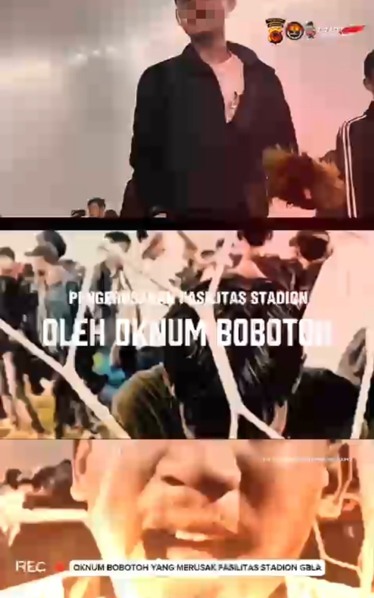 Polrestabes Bandung Amankan Dua Orang Oknum Bobotoh Terduga  Pelaku Perusakan Stadion GBLA