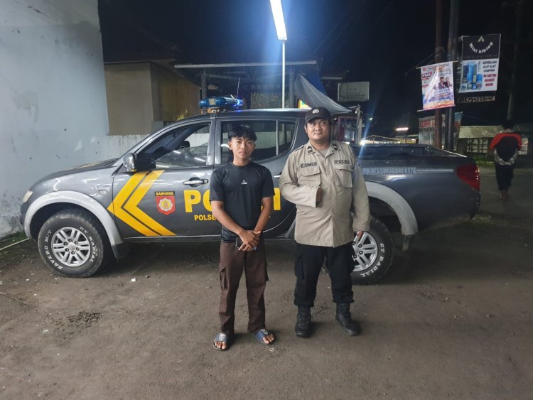 Wujudkan Masyarakat Aman Kondusif, Polsek Kebonpedes Intensifkan Patroli Minimarket