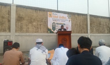 Warga Situendah Kecamatan Lembursitu Gelar Salat Idul Adha 1446.H Dengan Khidmat