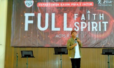 275 Pria Dibakar Roh dan Semangat di Men’s Camp GSJA Jatim!