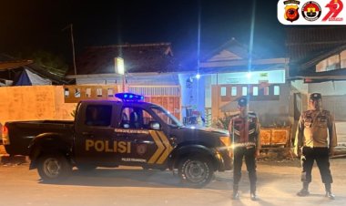 Polsek Sukra Intensifkan Patroli Malam Antisipasi Genk Motor, Tawuran dan Kejahatan C-3