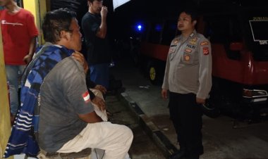 Antisipasi Tindak Kejahatan, Polsek Kebonpedes Gelar Patroli Malam Hari