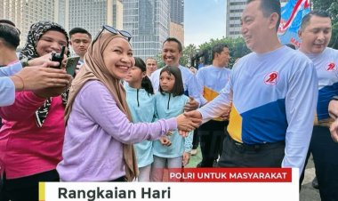 HUT ke -79 Bhayangkara, Momen Evaluasi Tahunan," Polisi Untuk Masyarakat Bagian Keluarga Besar Anak Bangsa"