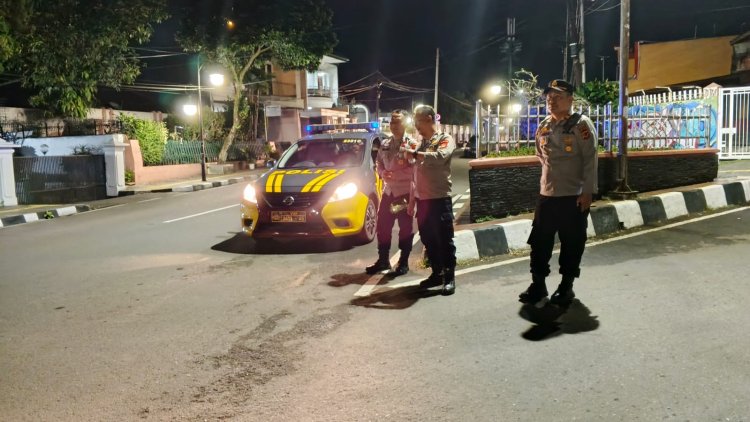 Cegah Gangguan Kamtibmas, Polsek Cikole  Gelar Patroli KRYD