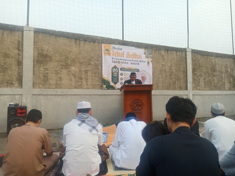 Warga Situendah Kecamatan Lembursitu Gelar Salat Idul Adha 1446.H Dengan Khidmat