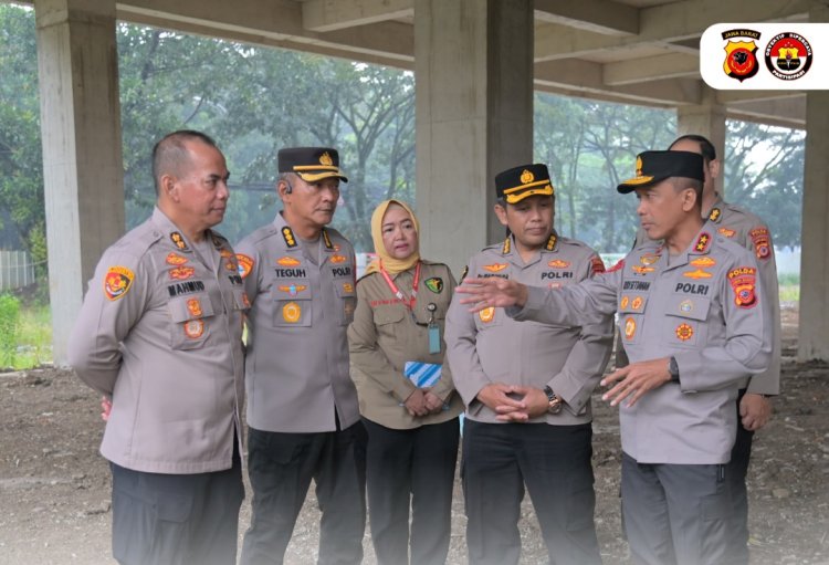 Kapolda Jabar Tinjau Progres Pembangunan Rumah Sakit Bhayangkara di Tegallega