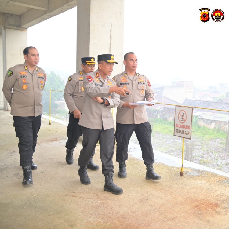 Kapolda Jabar Tinjau Progres Pembangunan Rumah Sakit Bhayangkara di Tegallega