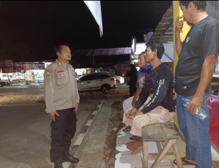 Antisipasi Tindak Kejahatan, Polsek Kebonpedes Gelar Patroli Malam Hari